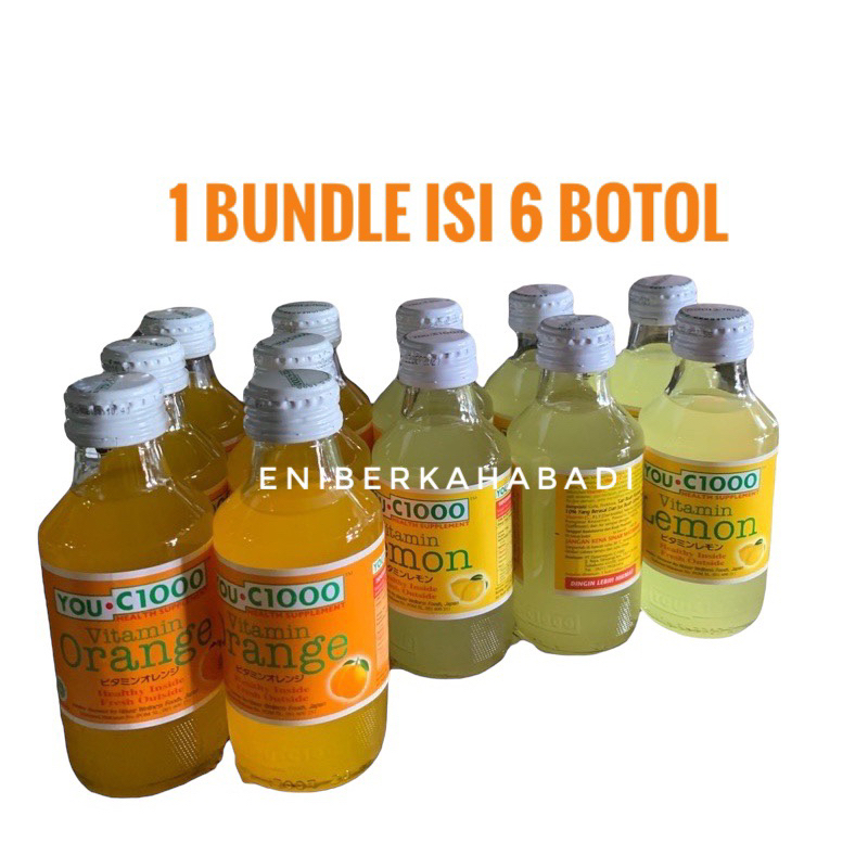 

You C 1000 1 Bundle Isi 6 Botol Orange Juni 2025