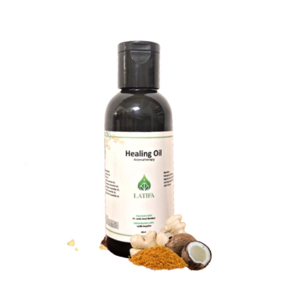 Essential oil aromatherapy oil diffuser minyak urut aromatherapy zaitun obat nyeri sendi pegal linu Healing Oil By Latifa Aromatherapy 02