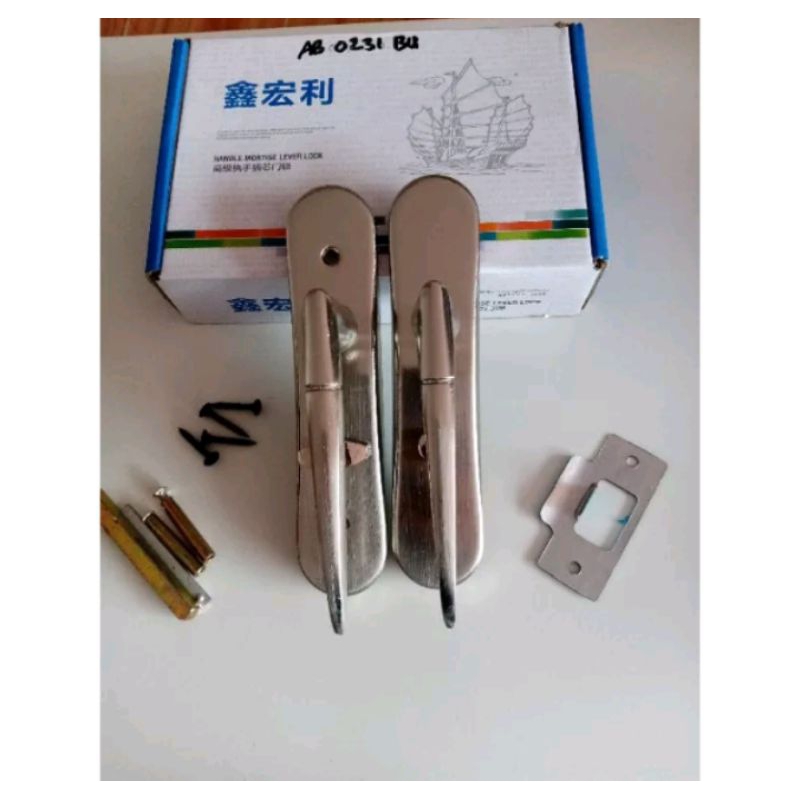 kunci pintu kamar mandi B 0108 BV / kunci pintu alumunium / kunci pagar besi / handle pintu