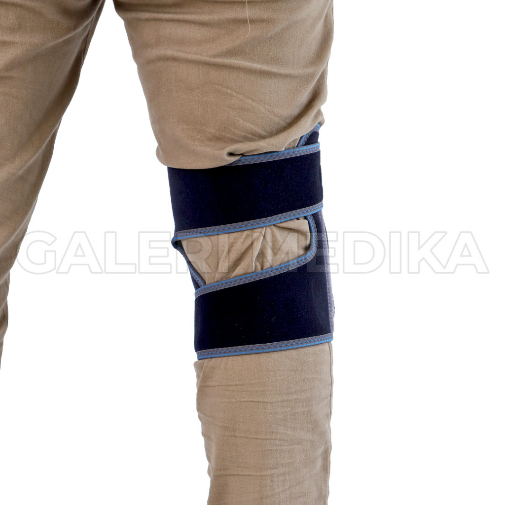 Dr. Ortho ES-7A91 Knee Support Silicone Pad - Perlindungan Lutut dan Stabilisasi Patella