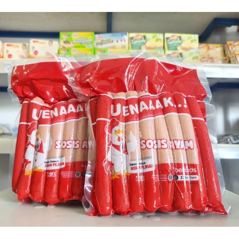 

Belfood Uenak Sosis Ayam 345Gr / Uenak Sosis Ayam 345Gr / Sosis Ayam 345Gr