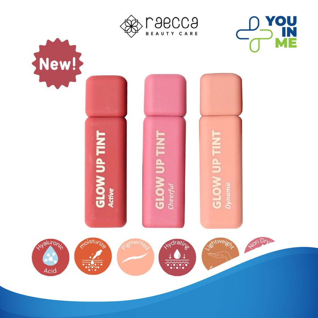 Raecca Glow Up Tint - Lip Tint Shade Cheerful