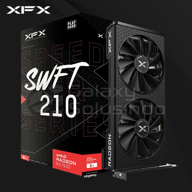 XFX Radeon RX 7600 SPEEDSTER SWFT 210 8GB GDDR6 RDNA 3 - VGA RX7600 DDR6