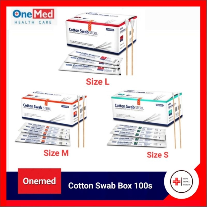 Cotton Swab Steril isi 100pcs