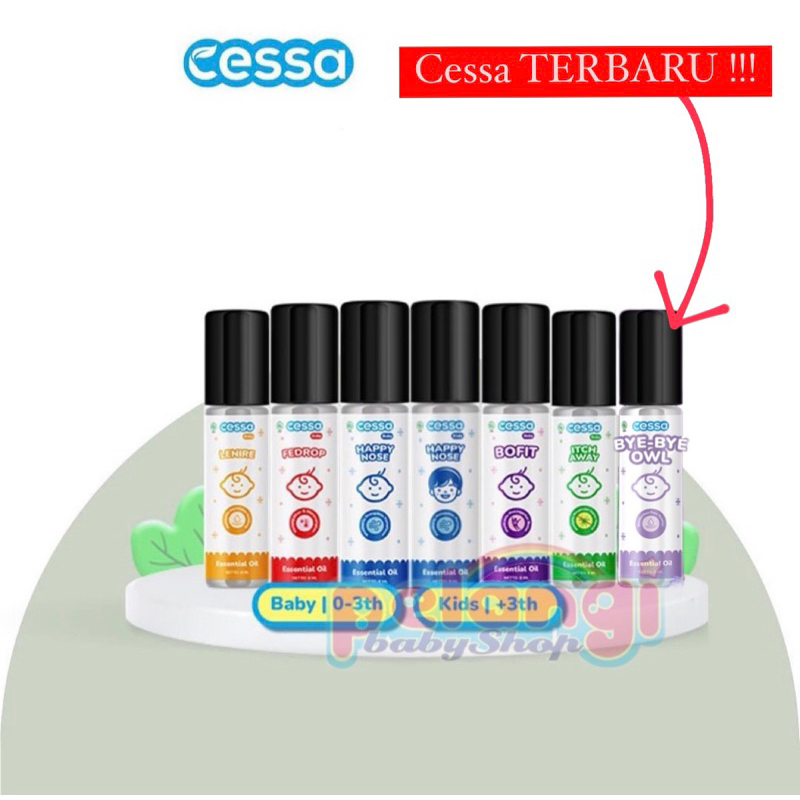 CESSA BABY ESSENTIAL OIL 0-3 thn | KIDS ESSENTIAL OIL +3 Thn (8ml)