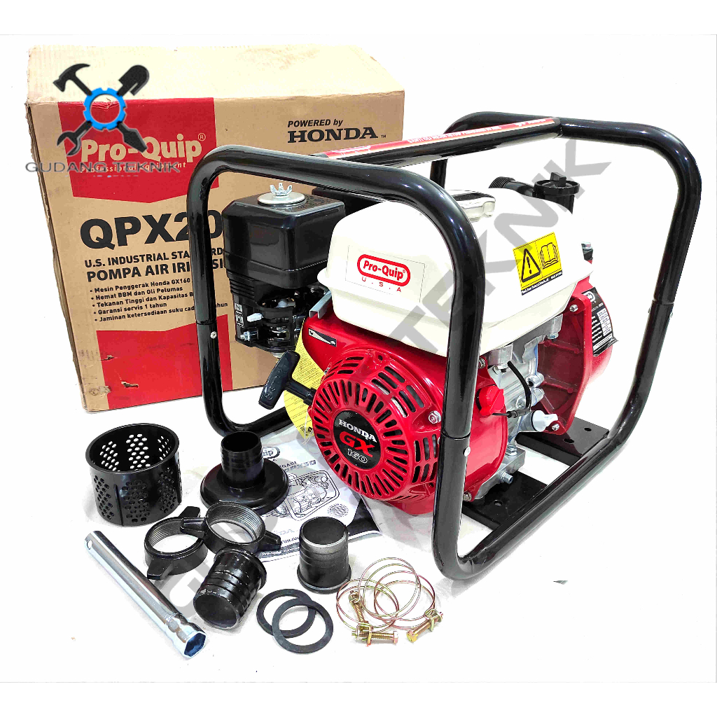 Water Pump 2&quot; 3&quot; PROQUIP QPX20 QPX30 HONDA / Mesin Waterpump Alkon Pompa Sedot Air Irigasi Sawah 2 3 Inch QPX 20 30 PROQUIP