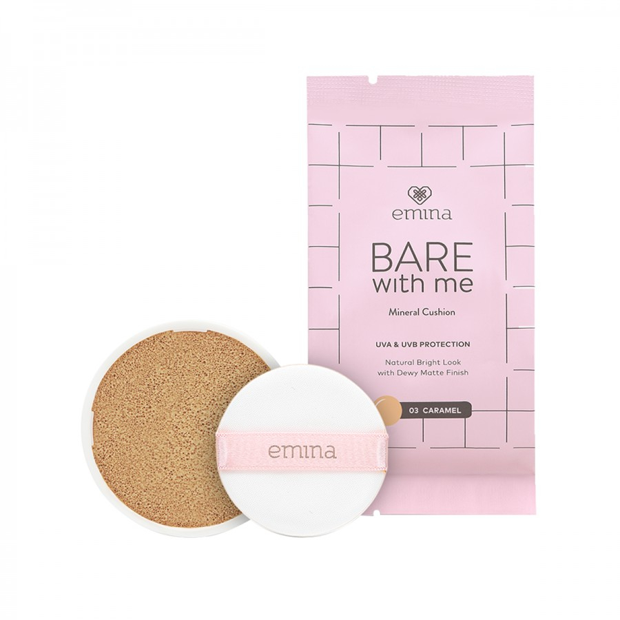 ✨ AKU MURAH ✨EMINA Refill Bare with Me Mineral Cushion