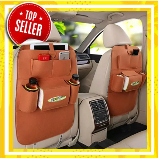 (TOPSELLER1) Tas Jok Mobil Rak Belakang Kursi Mobil - Car Seat Organizer Multifungsi