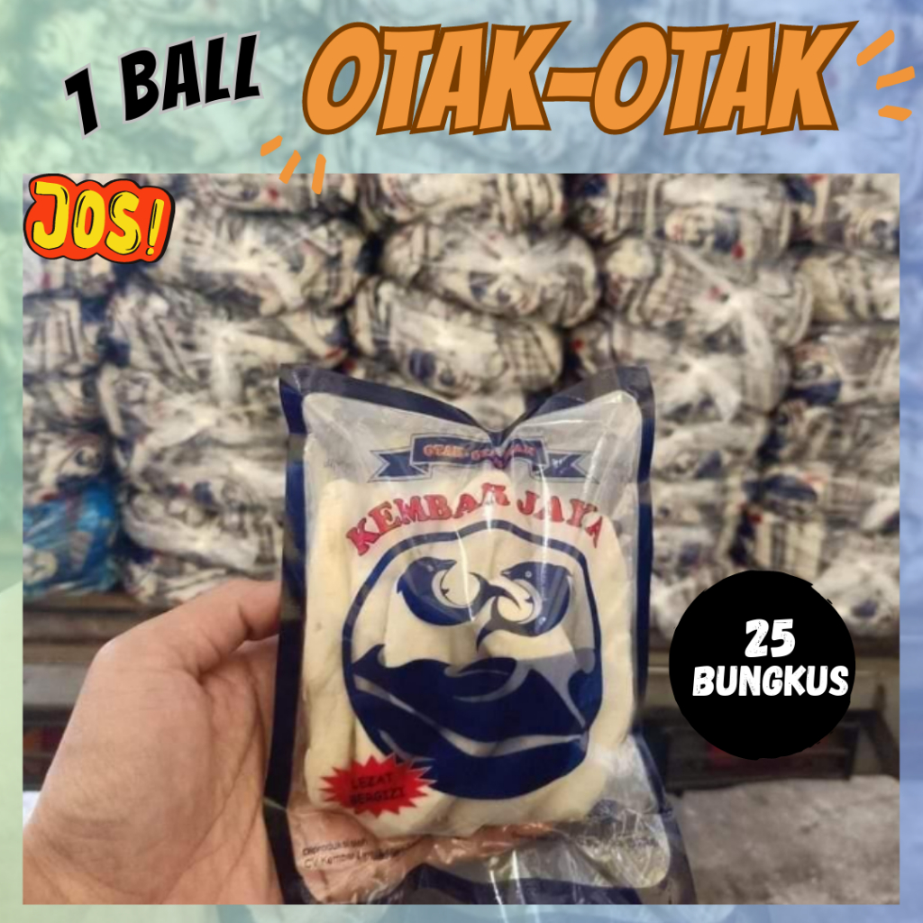 

Otak Otak Ikan 1 Bal isi 25 Bungkus - Otak Otak Kembar Jaya
