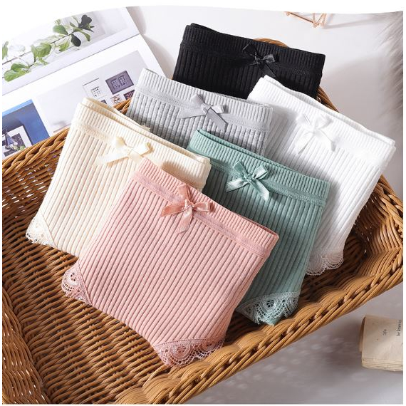 TJM CD401 Celana Dalam Wanita Renda Pita Pakaian Dalam CD Seksi high quality Import
