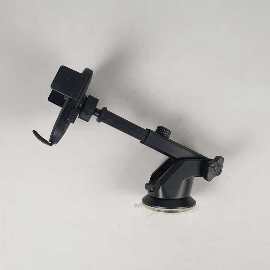 Phone Holder Car Dashboard Adjustable with Suction Cup Sandaran Smartphone Fitur Rotasi 360 Derajat Potrait Landscape