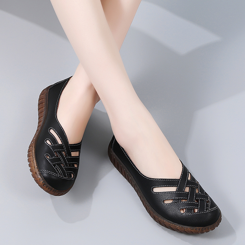 FOKU Sepatu Flat Wanita ️Slip On Lembut Kerja Flatshoes Terbaru