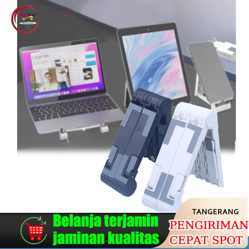 Cooler Laptop Yang Penahan Laptop/Holder Laptop Stand Bisa Dilipat（Dudukan Ponsel）