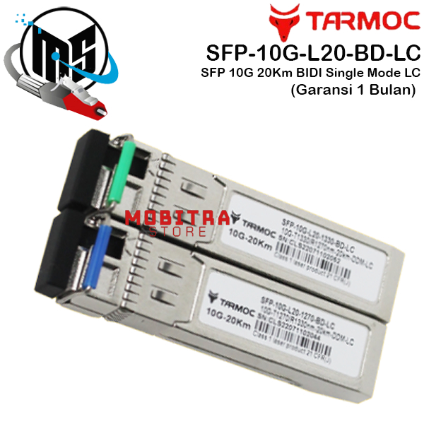 SFP Tarmoc  SFP+10G-BD-SM-20KM-LC | SFP+ 10G 20KM BiDi Single Mode LC