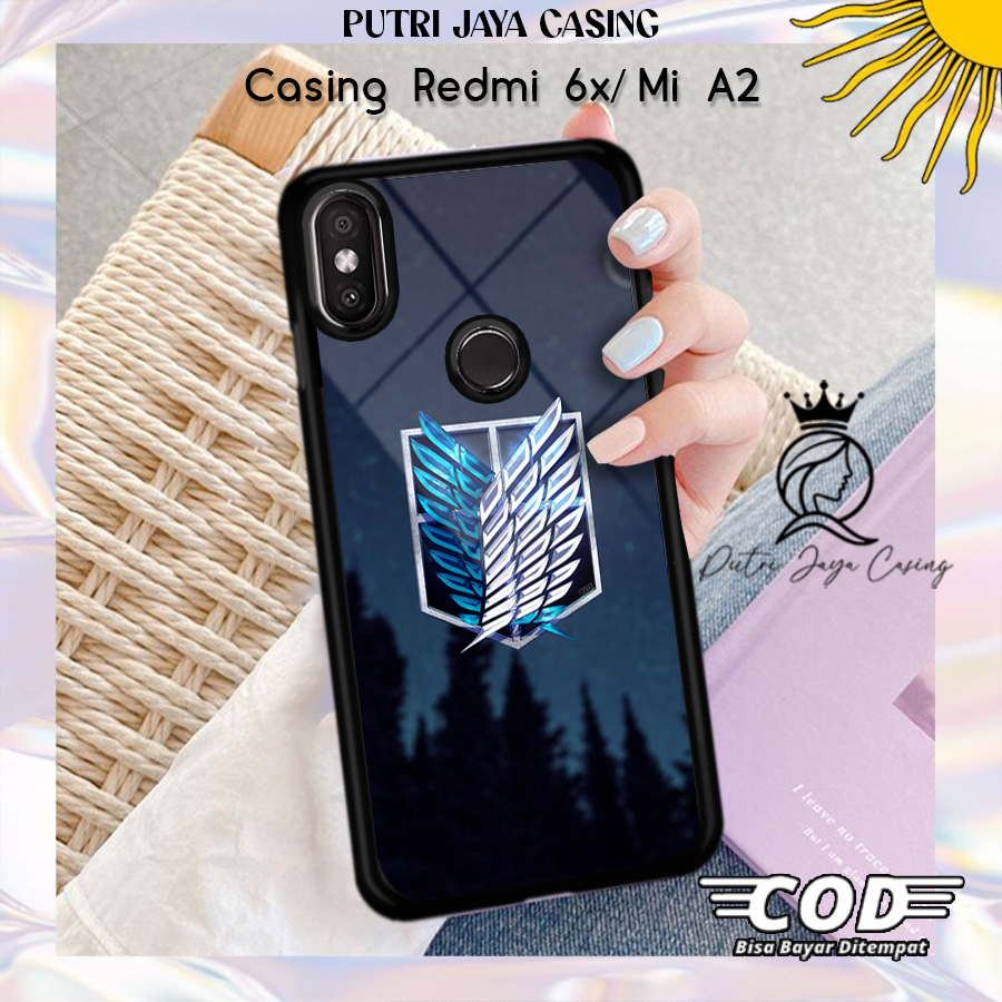 Case Hp Redmi 6x Mi A2 Casing Redmi 6x Mi A2 Motif 04AOTLOGO Casing Terbaru Case Karakter Lucu Casin