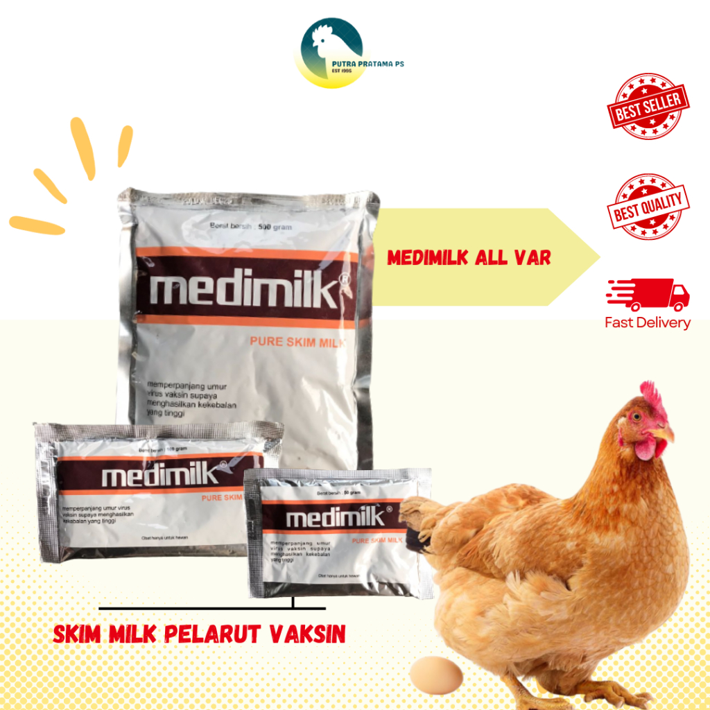 

MEDIMILK 50 100 GRAM - MEDION - SKIM SUSU PELARUT VAKSIN