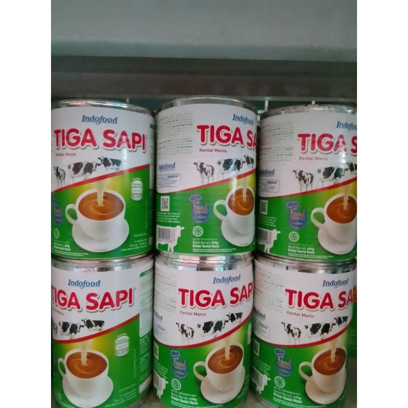 

(exp. September 2025) SKM Tiga Sapi Susu Kental Manis 490 gram