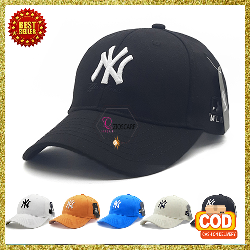 Topi Baseball Pria Wanita NY Distro Polos Fashion MLB Casual Cap Sporty Gaya Korea Kualitas Terbaik BSAR