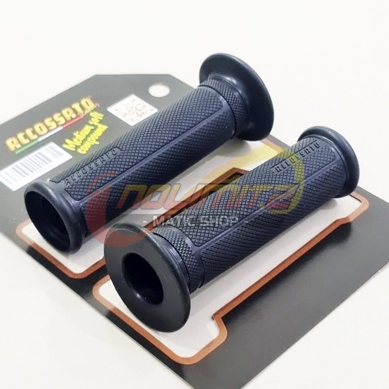 Handgrip Accossato Racing Medium Soft Handfat Grip ORI Italy Black