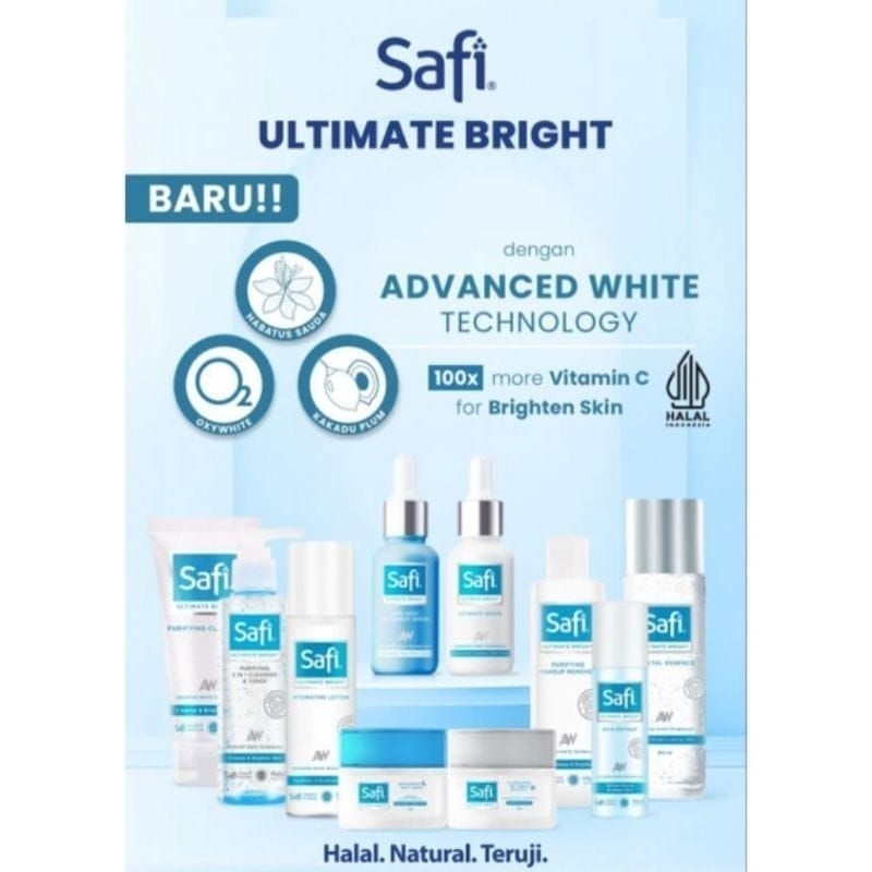 Safi Ultimate Bright Purifying 2in1 Cleanser &amp; Toner 150ml