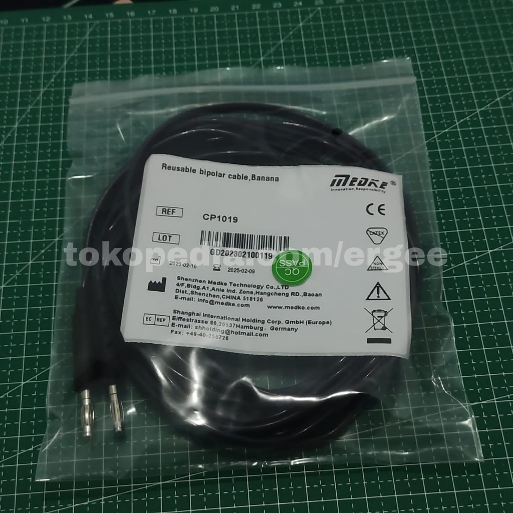 Kabel Bipolar ESU / Reusable Bipolar Cable CP1019