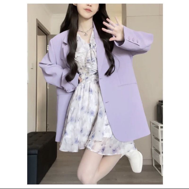 Dress Sifon Lavender M473