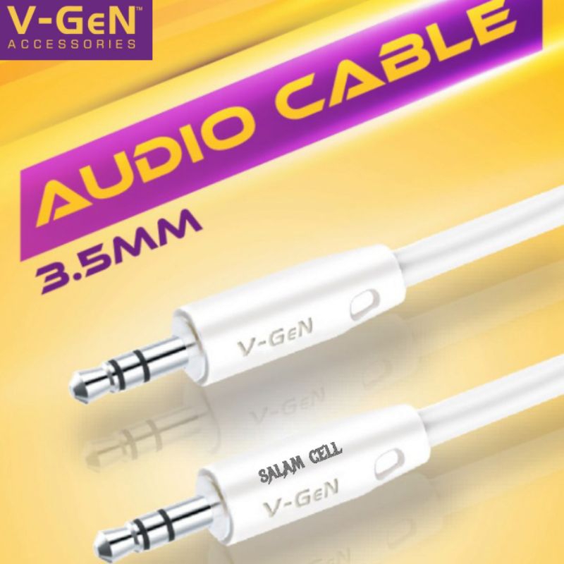 Kabel Aux V-GEN CA1-03 Audio Cable 3.5mm Original