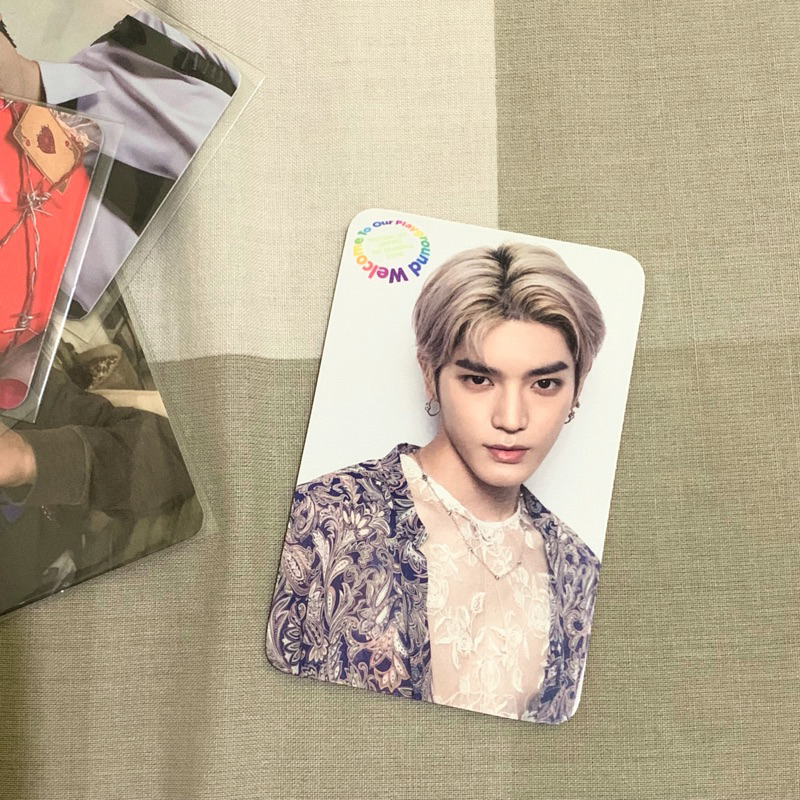 taeyong pc photocard wtmp welcome to my playground official