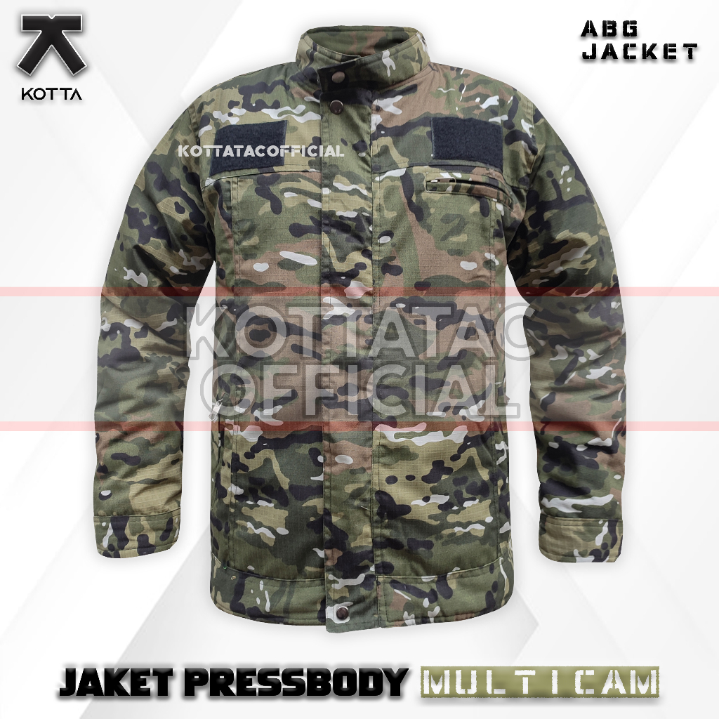 JAKET TACTICAL MULTICAM - JAKET PRESSBODY ARMY MULTICAM - JAKET ABG TAKTIKAL OUDTDOOR LORENG MULTICAM TERBARU