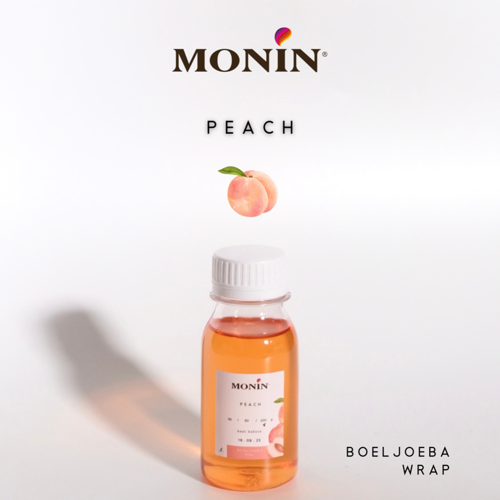 

Monin Peach Syrup Repack [30, 50, 100] g