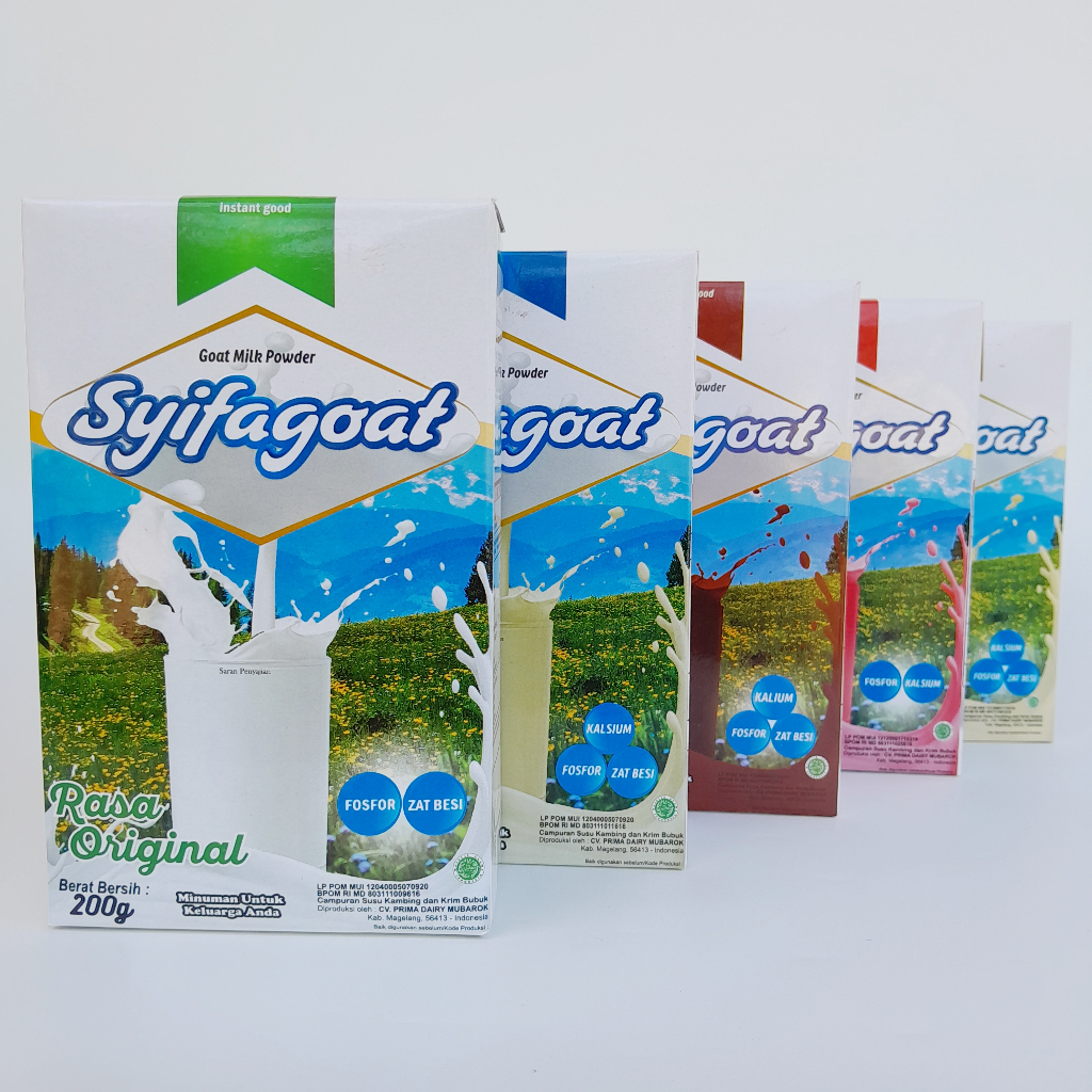 

Susu Kambing Etawa SYIFAGOAT plus Gula Jagung