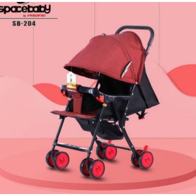 Baby Stroller Spacebaby SB-204 Kereta Dorong Bayi