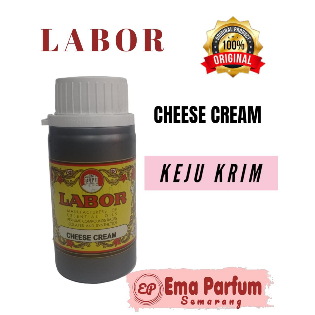(100 GRAM) CHEESE CREAM SEGEL 100 GRAM BY LABOR. BIBIT PARFUM AROMA ROTI BOY 100% ORIGINAL