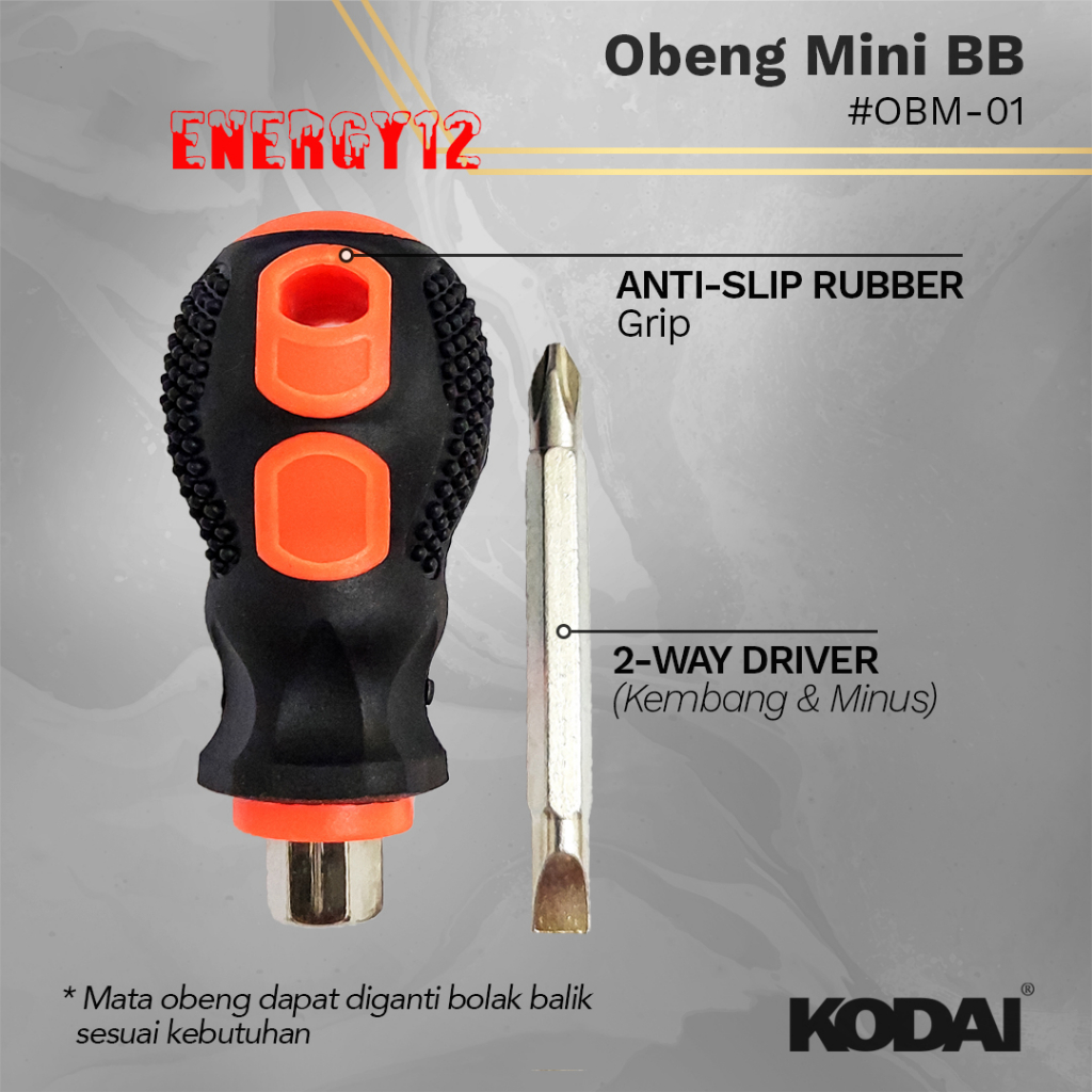 obeng mini - bolak balik