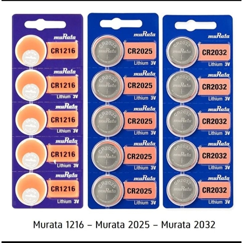 Baterai remot mobil MURATA CR 2032 japan