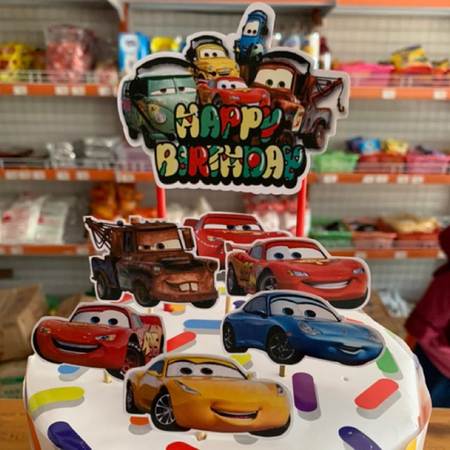 CARS MOBIL TOPPER CAKE CUSTOM