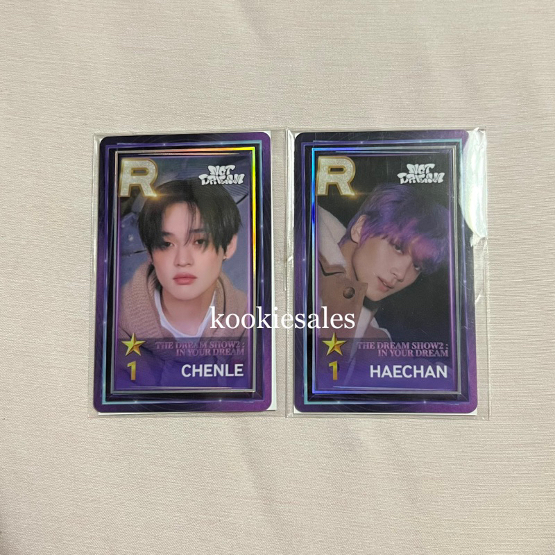 Photocard PC Haechan Chenle Superstar SMTown SSM R Card PVC Purple NCT Dream The Dream Show 2 In You