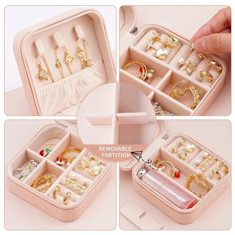 Kotak Perhiasan Kalung Anting Cincin Gelang Organizer Box Jewelry Box Kotak