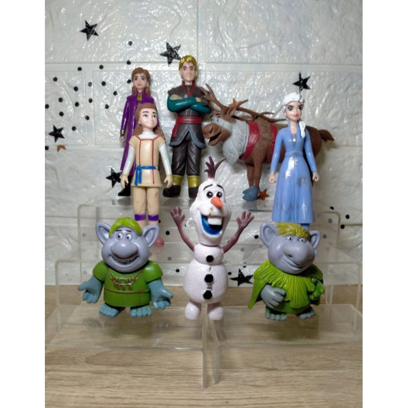 action figure frozen 9 set miniatur