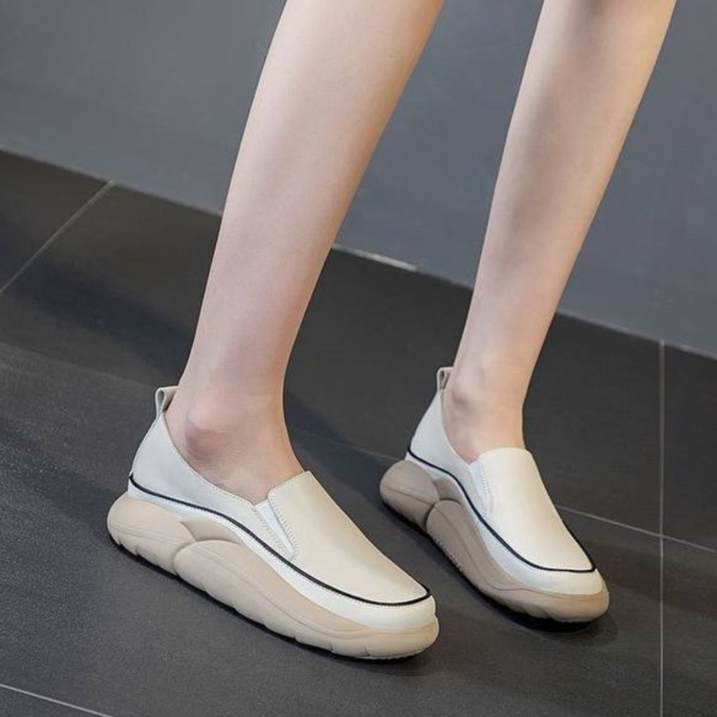 3014 Sepatu Slip On Wanita Kekinian Import