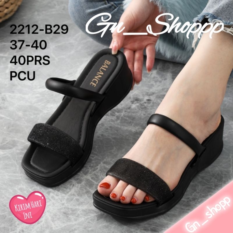 Sandal Wanita Strap Blink New Produk Import Balance Terlaris 2212-B29