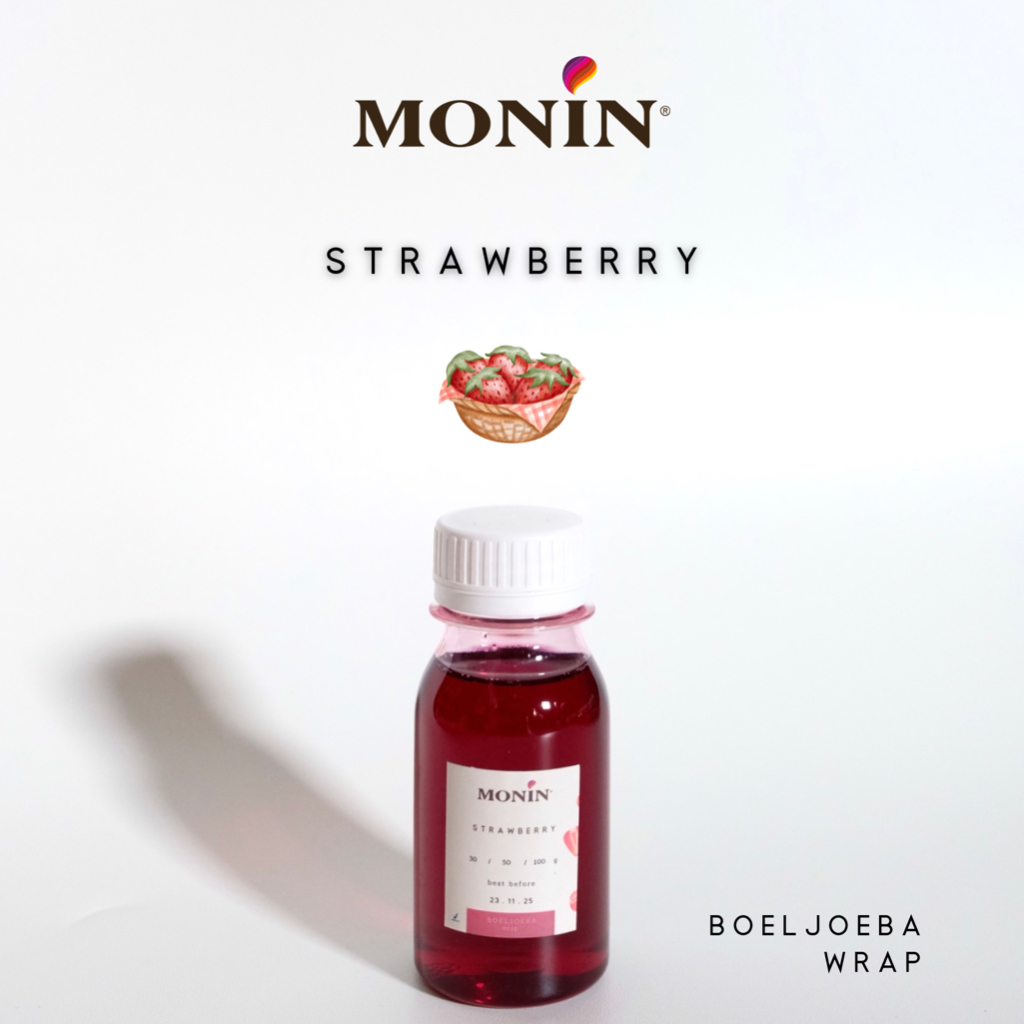 Monin Strawberry Syrup Repack [30, 50, 100] g