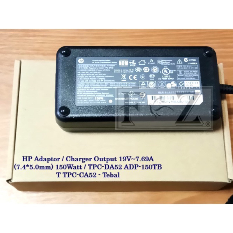 Adaptor Charger HP Omni 100 105 120 305 5119cx Compaq Pro 4300 All in One 19.5V 7.69A 150W