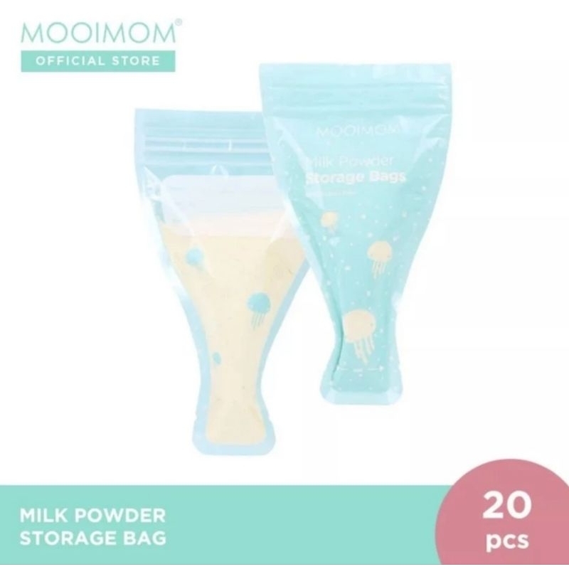 MOOIMOM Milk Powder Storage 20 Pcs / Kantong Susu Bubuk