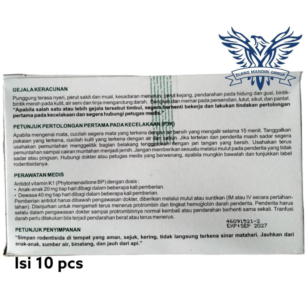 1 Kotak PETROKUM 0,005 BB Isi 1 kg Rodentisida Racun Tikus ASLI Original ANTI BAU Berbentuk Sabun Sucofindo