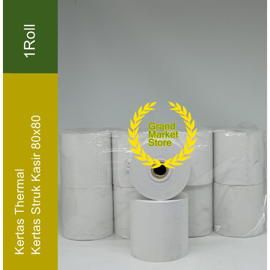 

Kertas Thermal 80 x 80 mm Kertas Struk Kasir 80 x 50 mm Murah