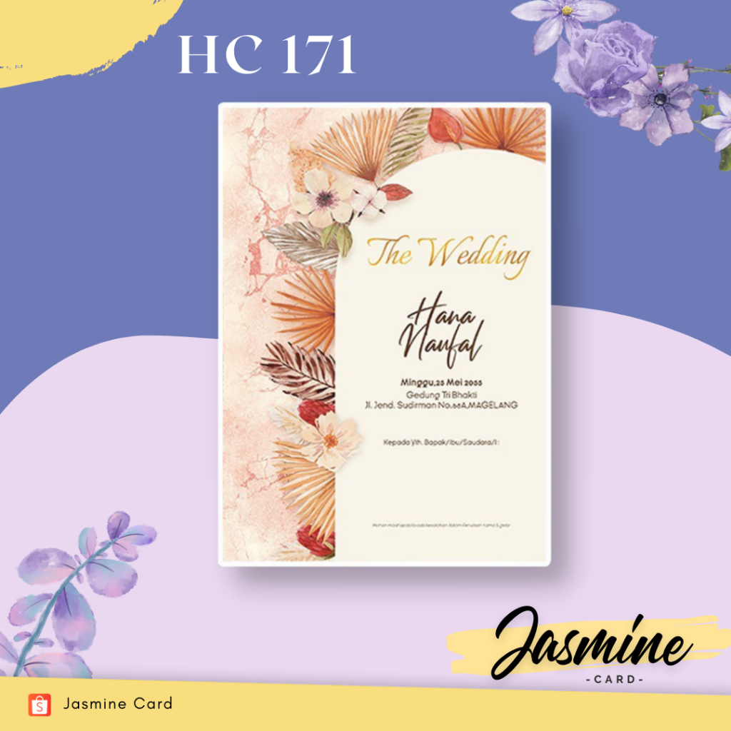 BLANGKO UNDANGAN PERNIKAHAN SOFTCOVER TERMURAH HC 171