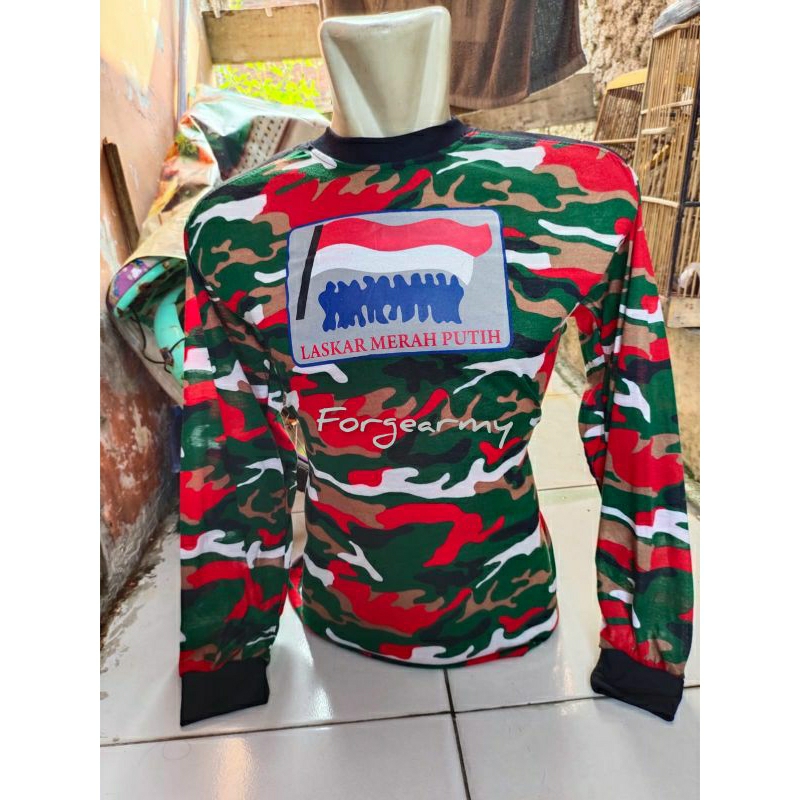 Kaos decker lmp laskar merah putih panjang pendek