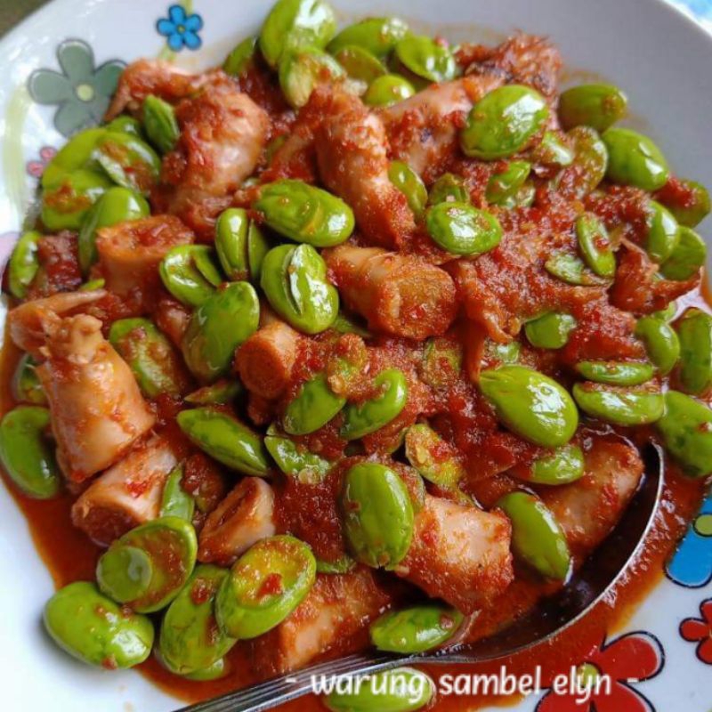 

sambel cumi asin pete