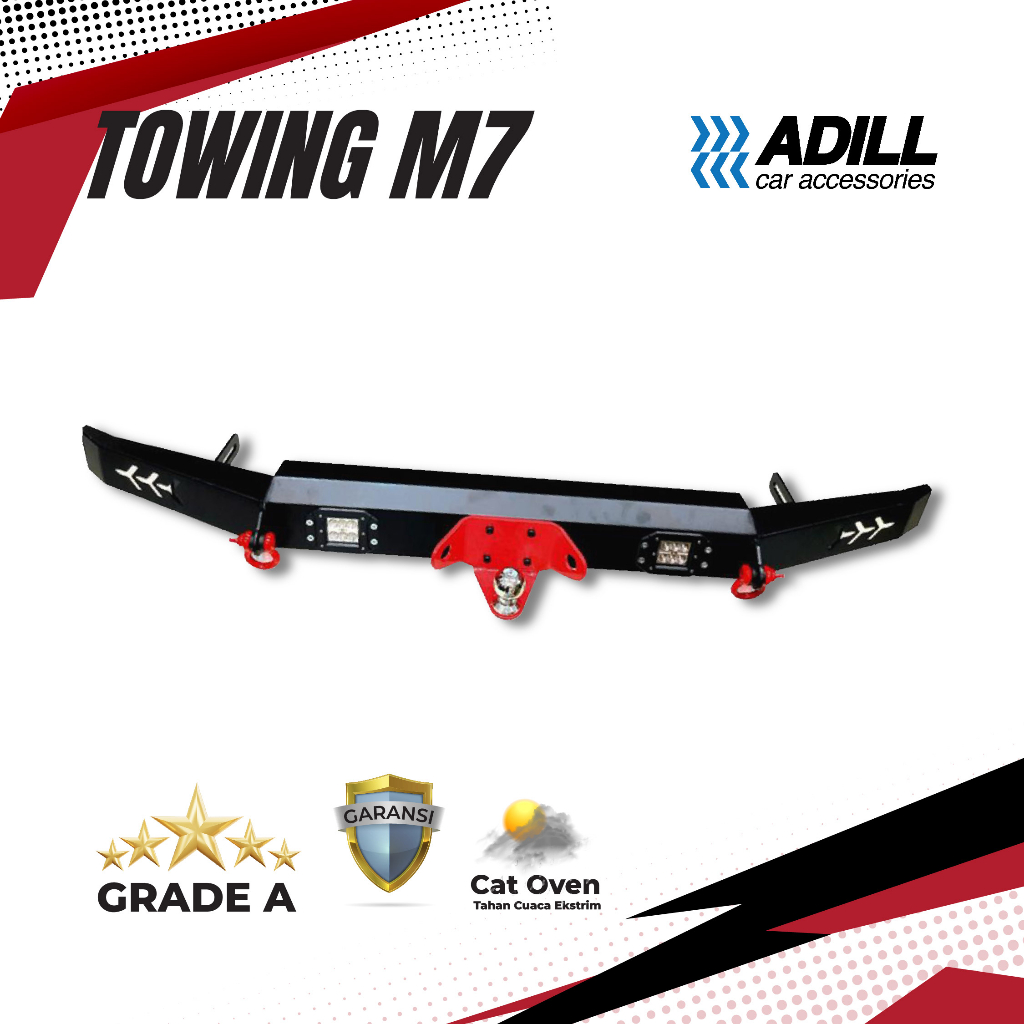 Towing Bar Belakang M7 Fortuner Pajero, Innova, Avanza, Xenia, Rush, Terios